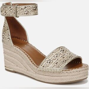 Franco Sarto Clemens Espadrille Wedge Sandals Women’s Size 9.5M - EUC